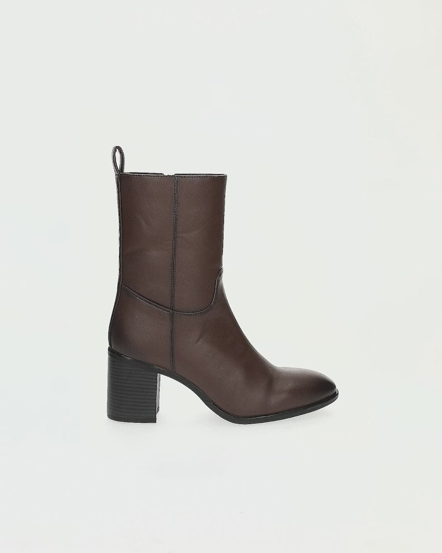 Diana brown ankle boots, vegan eco-friendly