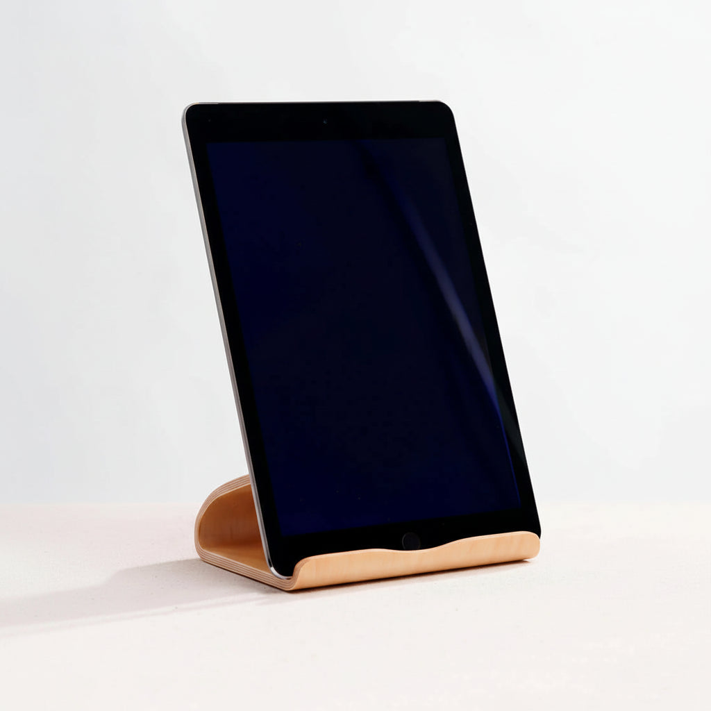 Majuli Islands - Wooden Tablet Stand